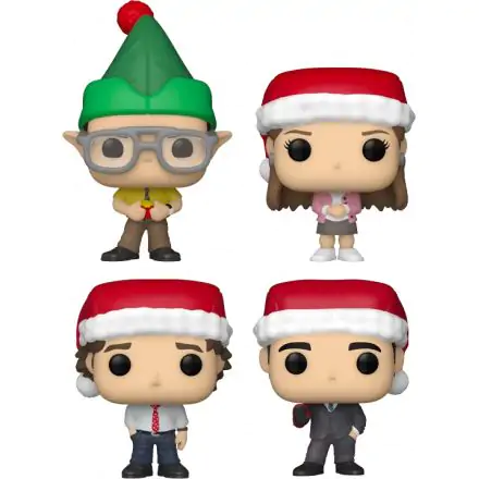 The Office Holiday 2022 Pocket POP! Vinyl Figures 4-Pack Tree Holiday Box 4 cm termékfotója