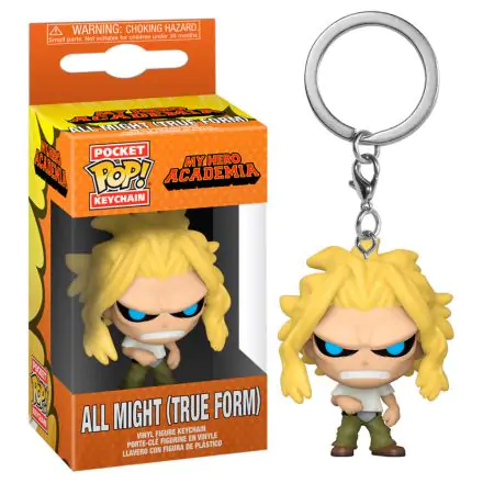 My Hero Academia Pocket POP! Vinyl keychain All Might Weakened State 4 cm termékfotója