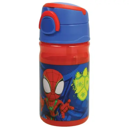 Spider-Man Spidey Dino Webs plastová fľaša so slamkou a vešiakom 350 ml produktová fotografia