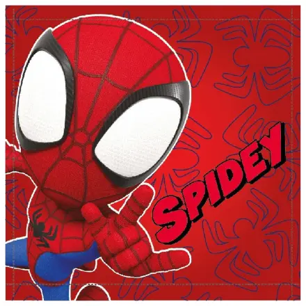 Spider-Man Spidey červený uterák na ruky, uterák na tvár, uterák 30x30cm produktová fotografia