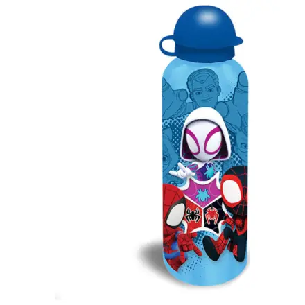 Spider-Man Tiny Hero hliníková fľaša na vodu s uzáverom s náustkom 500 ml produktová fotografia