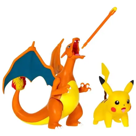Pokémon figúrka 2-balenie Charizard 11 cm & Pikachu 5 cm produktová fotografia