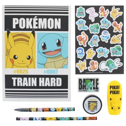 Sada papiernictva Pokémon, 7-dielna produktová fotografia