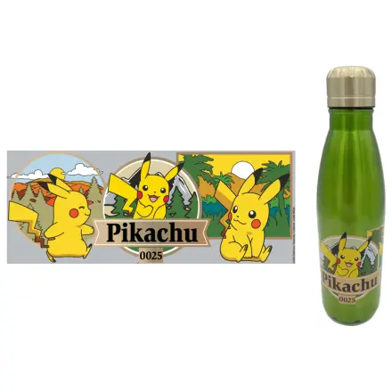 Pokémon A Wild Pikachu nerezová fľaša produktová fotografia