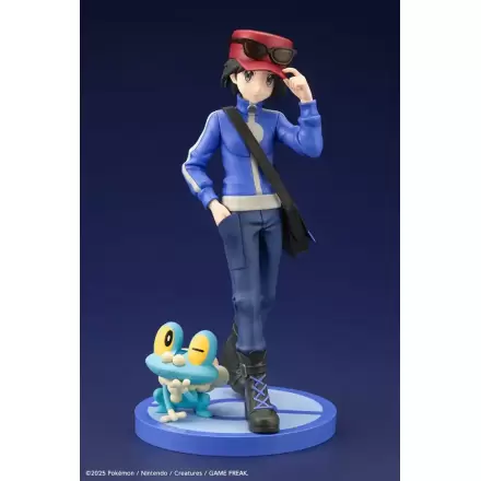 Pokémon ARTFXJ Socha 1/8 Calem & Froakie 20 cm produktová fotografia