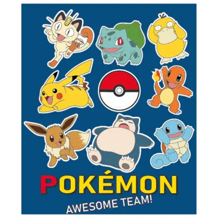 Pokémon Awesome Team flísová deka produktová fotografia