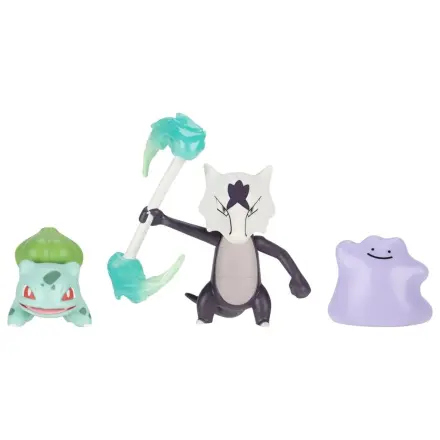 Pokémon Battle Figure Set akčné figúrky Bulbasaur, Ditto & Alolan Marowak (balenie 3 kusov) produktová fotografia