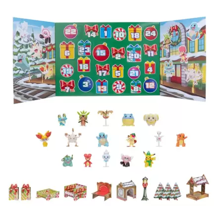 Pokémon Battle Figures Advent Calendar Holiday 2024 *Version DE/FR/NL* termékfotója