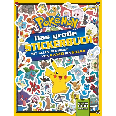Pokémon Kniha Das große Stickerbuch mit allen Regionen von Kanto bis Galar *German Version* produktová fotografia