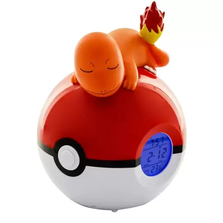 Pokémon Alarm Clock Pokeball s osvetlením Charmander 18 cm termékfotója