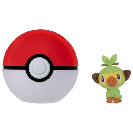 Pokémon Clip 'n' Go Action Figure Wave 21 Grookey a Poké Ball produktová fotografia