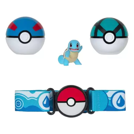 Pokémon Clip'n'Go Poké Ball opasková súprava Great Ball, Net Ball & Squirtle produktová fotografia