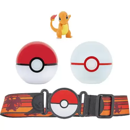 Pokémon Clip'n'Go Poké Ball opasková súprava Poké Ball, Luxury Ball & Charmander termékfotója