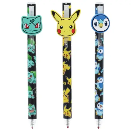 Pokémon mazacie gélové perá, 3 kusy v balení produktová fotografia
