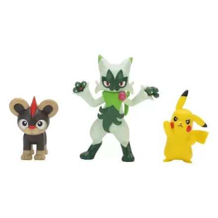 Pokémon First Partner Battle Figure Set Figúrky 3-balenie Litleo, Pikachu & Floragato produktová fotografia