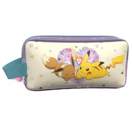 Pokémon Flowers triple pencil case termékfotója