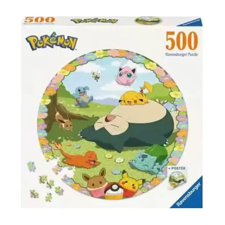 Pokémon kolesové puzzle kvietkovaný Pokémon (500 kusov) termékfotója