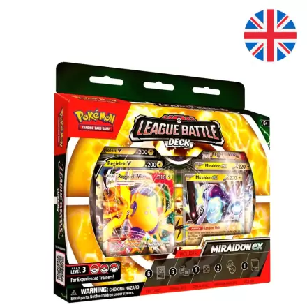 Pokemon League Battle Deck Miraidon Ex zbieracia kartová hra 170 kariet termékfotója