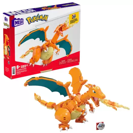 Pokémon Mega Construx Wonder Builders Konštrukčná sada Charizard 10 cm termékfotója