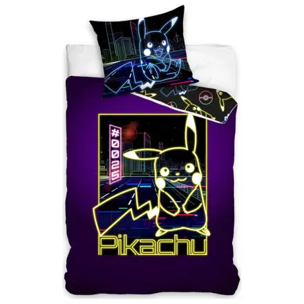 Pokemon Neon Electric obliečka na perinu produktová fotografia