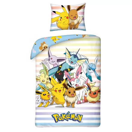 Pokémon Posteľná Bielizeň Pikachu, Eevee & Friends 140 x 200 cm / 70 x 90 cm produktová fotografia