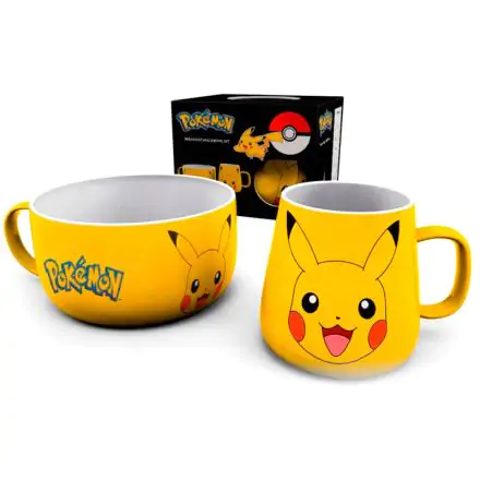 Pokemon Pikachu raňajkový set produktová fotografia