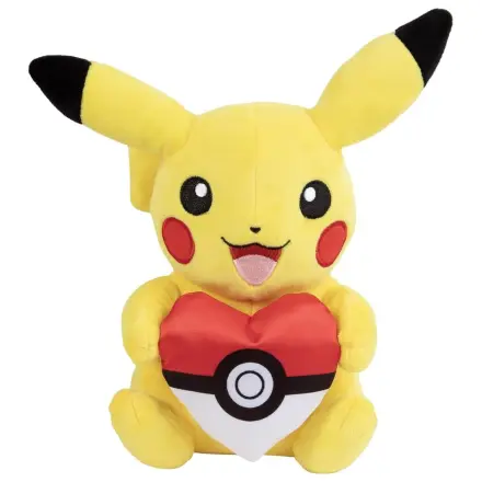 Pokémon Pikachu s Poké Ball srdcom plyšák 20 cm produktová fotografia
