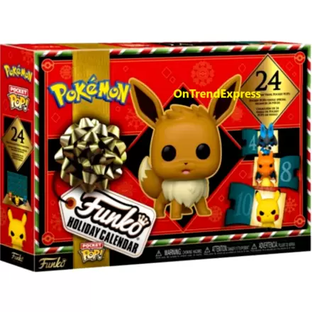 Pokemon Pocket POP! Adventný kalendár Pokemon Holiday produktová fotografia