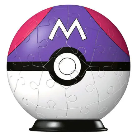 Pokémon 3D Puzzle Pokéballs: Master Ball (54 kusov) termékfotója