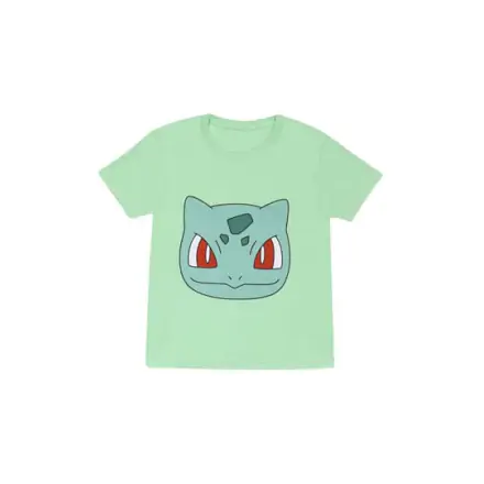 Pokemon Bulbasaur Face detské tričko produktová fotografia