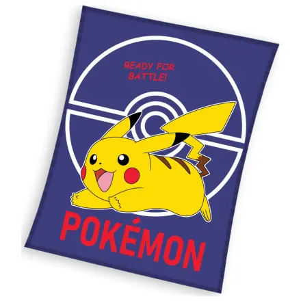 Pokémon Ready for Battle tmavá flísová deka produktová fotografia