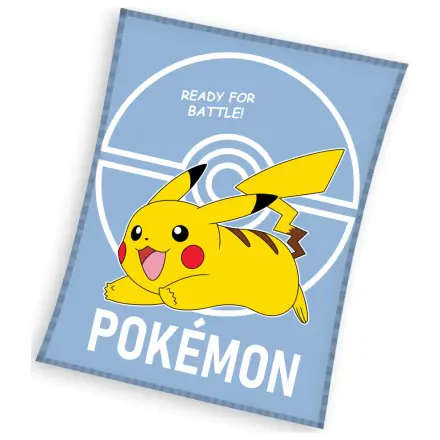 Pokémon Pripravený na boj flísová deka produktová fotografia