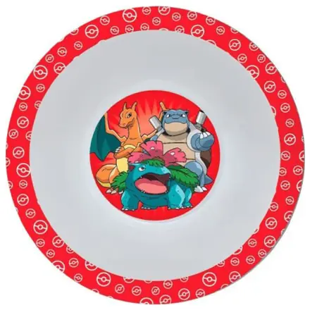 Pokémon Červený Plastový Hlboký Tanier produktová fotografia