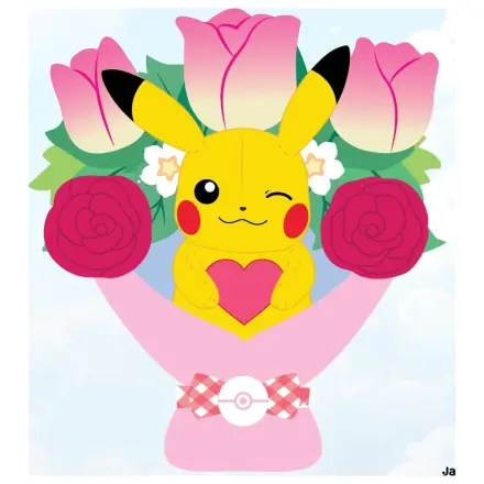 Pokémon Valentínska kytica s Pikachu 26cm produktová fotografia