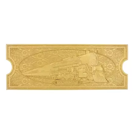 Polar Express Replica Train Ticket 24k Gold Plated Limited Edition termékfotója