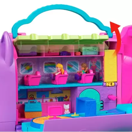 Polly Pocket Kitten kufrík s hracou súpravou Lietadlo produktová fotografia