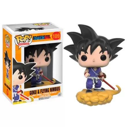 Dragon Ball Z POP! Animation Vinyl Figúrka Goku és a Repülő Nimbus 9 cm termékfotója