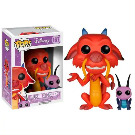 Mulan POP! Disney vinylová figurka Mushu & Cri-Kee 7 cm termékfotója