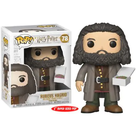 Harry Potter Super Sized POP! Movies Vinyl Figúrka Hagrid tortával 14 cm termékfotója