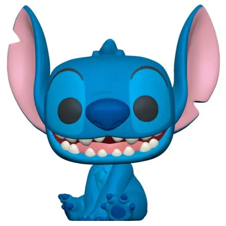 Lilo & Stitch POP! Disney Vinyl Figúrka Mosolygó Ülő Stitch 9 cm termékfotója