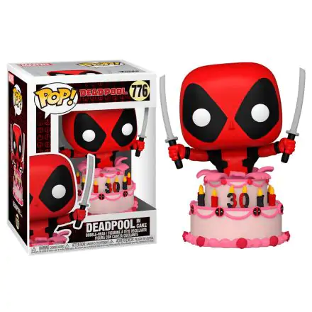 Marvel Deadpool 30th Anniversary POP! Vinilová figúrka Deadpool in Cake 9 cm termékfotója