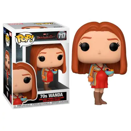 WandaVision POP! TV Vinyl Figurka Wanda (70-es évek) 9 cm termékfotója