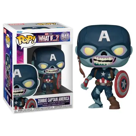 Marvel What If...? POP! TV Vinylová figúrka Zombie Captain America 9 cm produktová fotografia