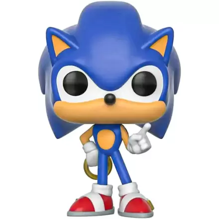 Sonic The Hedgehog POP! Games vinylová figúrka Sonic (Ring) 9 cm termékfotója