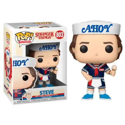 Stranger Things POP! TV vinylová figúrka Steve kalappal és fagyival 9 cm termékfotója