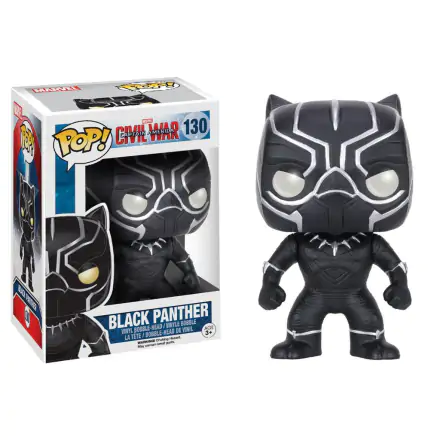 Captain America Civil War POP! Vinyl Bobble-Head Black Panther 10 cm termékfotója