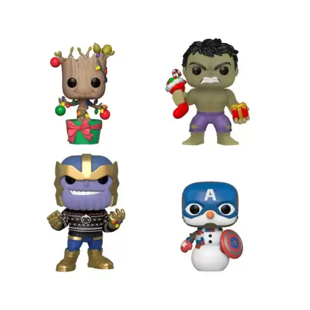 Pop! Marvel Holiday 4-Pack figúrky produktová fotografia