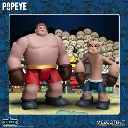 Popeye 5 Points Deluxe figúrky Set Popeye & Oxheart 9 cm produktová fotografia