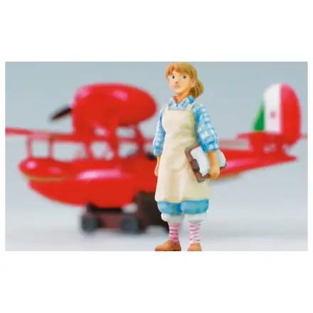 Sada modelu Porco Rosso s figúrkou 1/72 Savoia S.21F Verzia 2 & Fio produktová fotografia