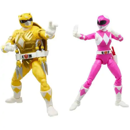 Power Rangers x TMNT Lightning Collection akčné figúrky 2022 Morphed April O´Neil & Michelangelo produktová fotografia
